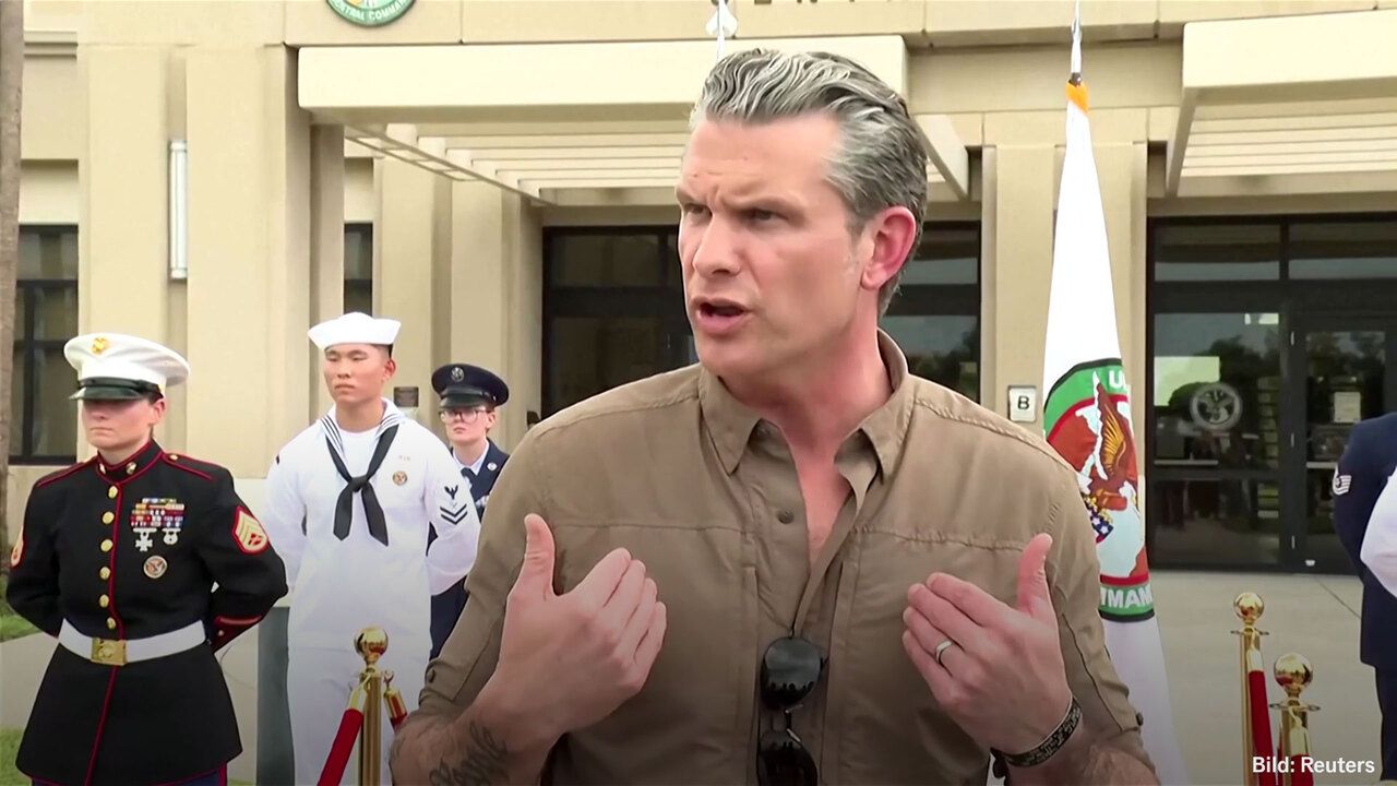 Iran-Krieg: Hegseth: „Wenn wir mit Bomben verhandeln müssen,