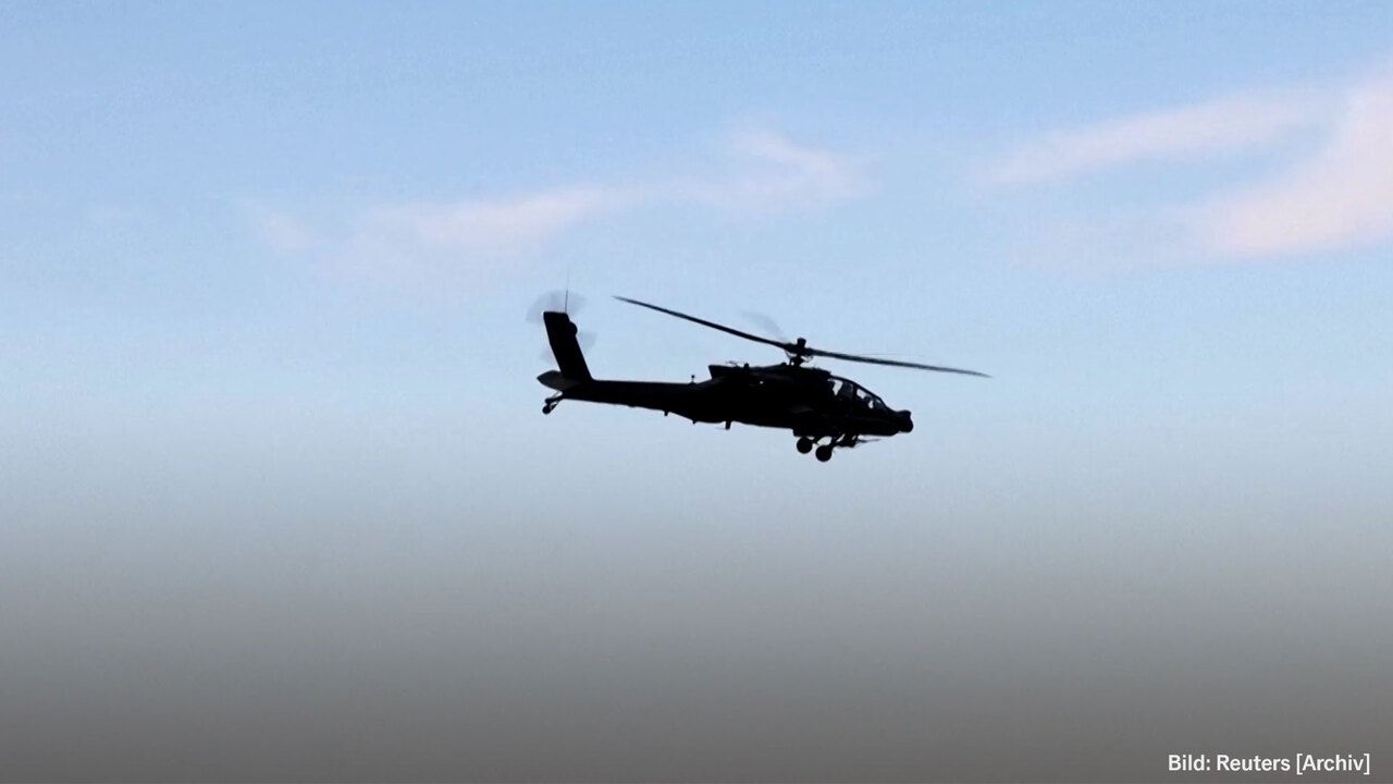 Nahost: USA melden Apache-Abschuss durch Iran und fliegen er