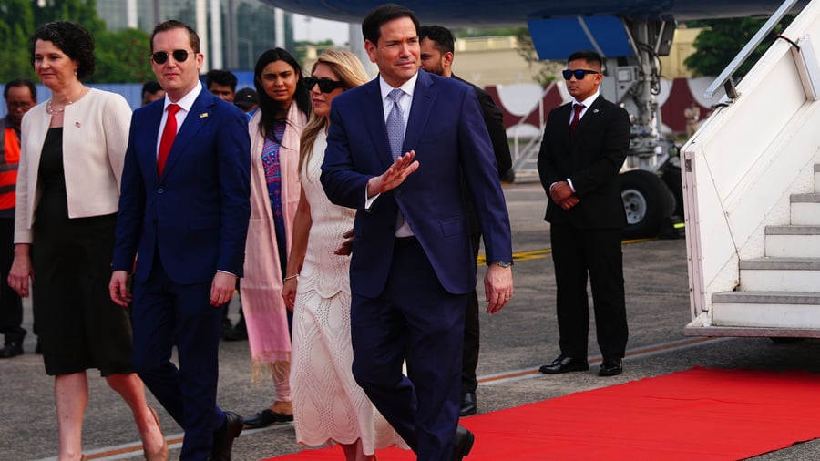 +++ USA +++: US-Außenminister Rubio in Indien eingetroffen – angeschlagene Beziehungen im Fokus