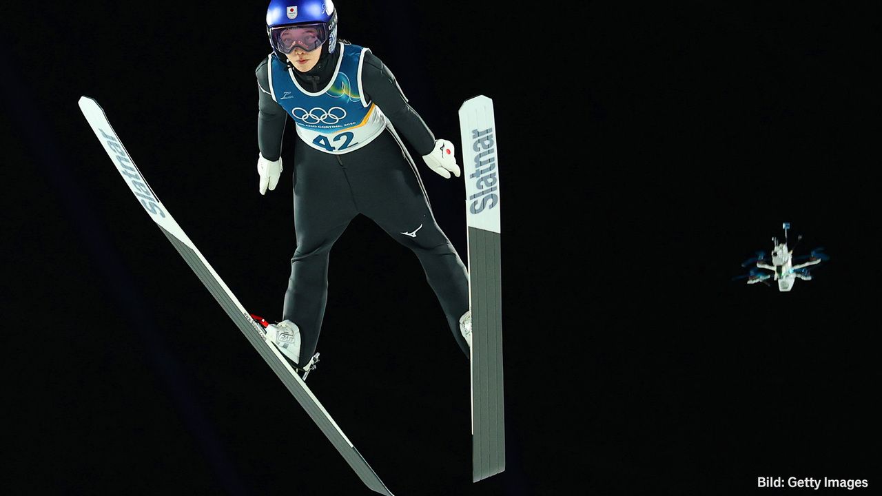 Drohnen sorgen f&uuml;r spektakul&auml;re Bilder bei den Winterspielen