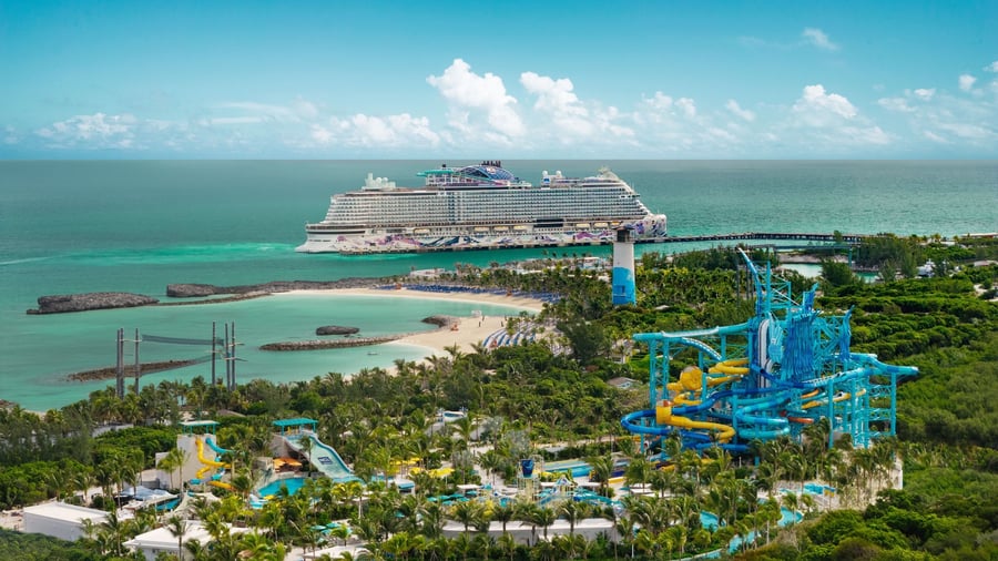 Norwegian Cruise Line: US-Reederei eröffnet Wasserpark auf Privatinsel