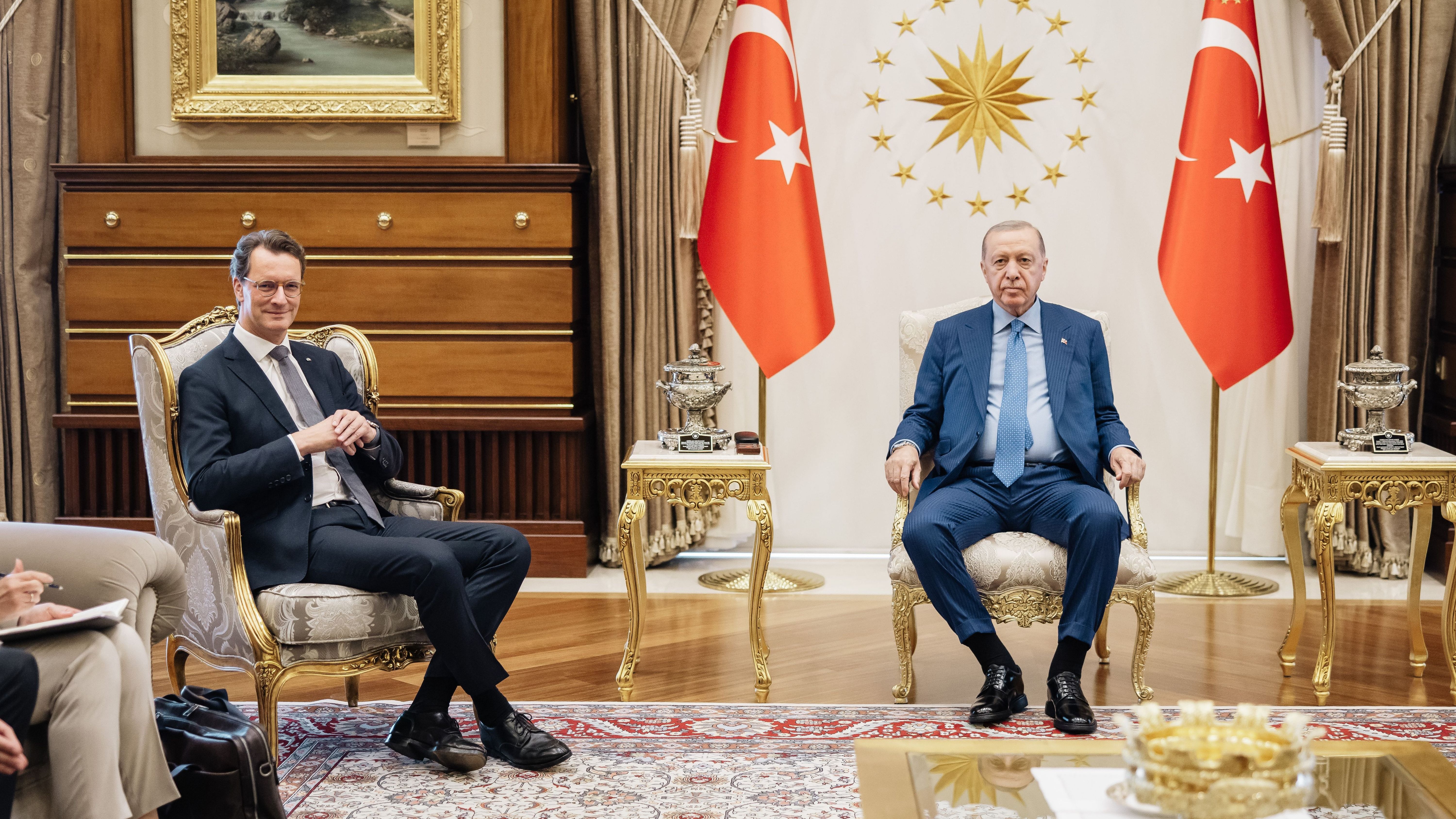 Türkei: Überraschendes Treffen von Wüst und Erdogan in Ankara