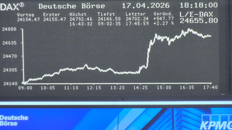 Dax aktuell: Dax schließt nach Hormus-Öffnung deutlich im Plus – Airline-Aktie gewinnt sechs Prozent