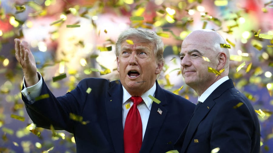 WM: Pfiffe und ein seltsames Bild – So lief Trumps Auftritt beim Finale