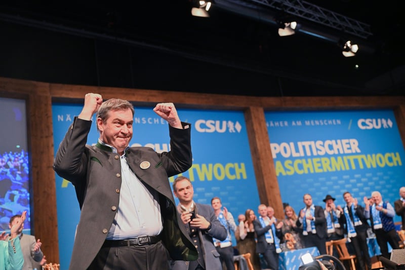 Politischer Aschermittwoch: „Die Ampel muss weg“ – Söder wettert gegen  Bundespolitik