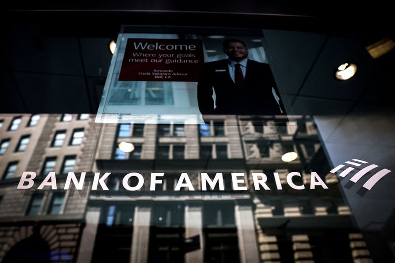 USBanken Bank of America verdient 6,9 Milliarden USDollar