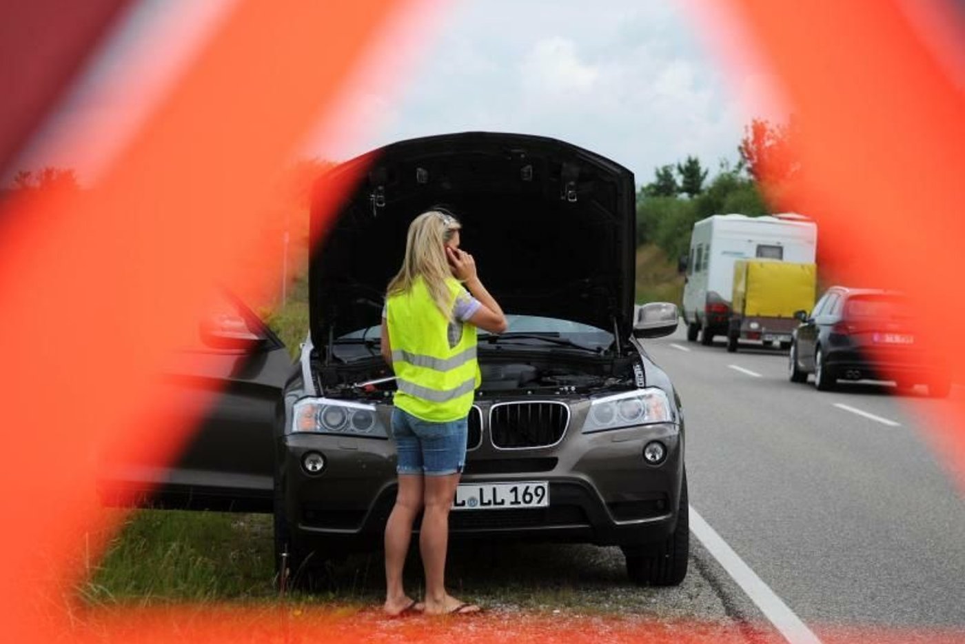Auto Von Aussen Lahmlegen
